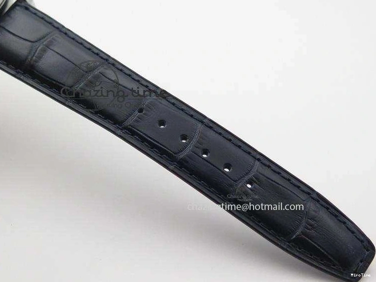 MIROTIME 0412 EasyCare Portuguese Real PR IW500705 ZF 1:1 Best Edition On Blue Leather Strap A52010 V 7310